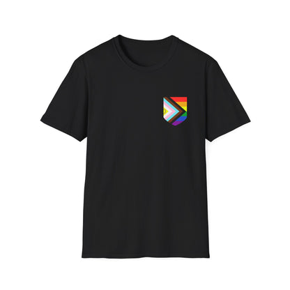 Billie Jean King Quote Tee with Rainbow Patch