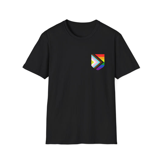 Billie Jean King Quote Tee with Rainbow Patch