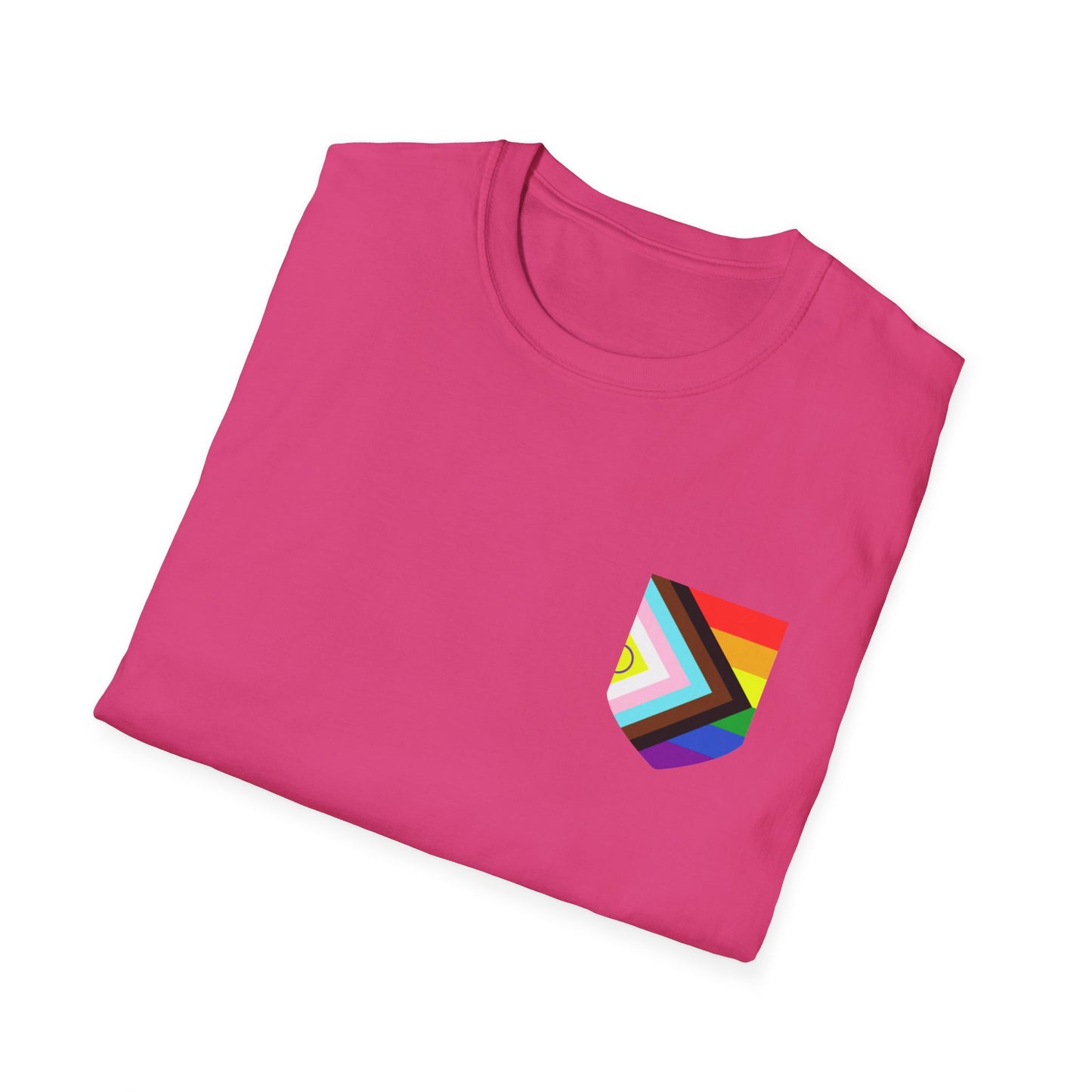 Chaz Bono Quote Tee with Rainbow Patch