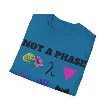 "Not A Phase" LGBTQ+ Symbols Tee