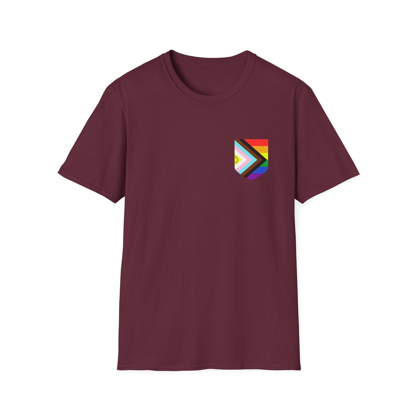 Chaz Bono Quote Tee with Rainbow Patch